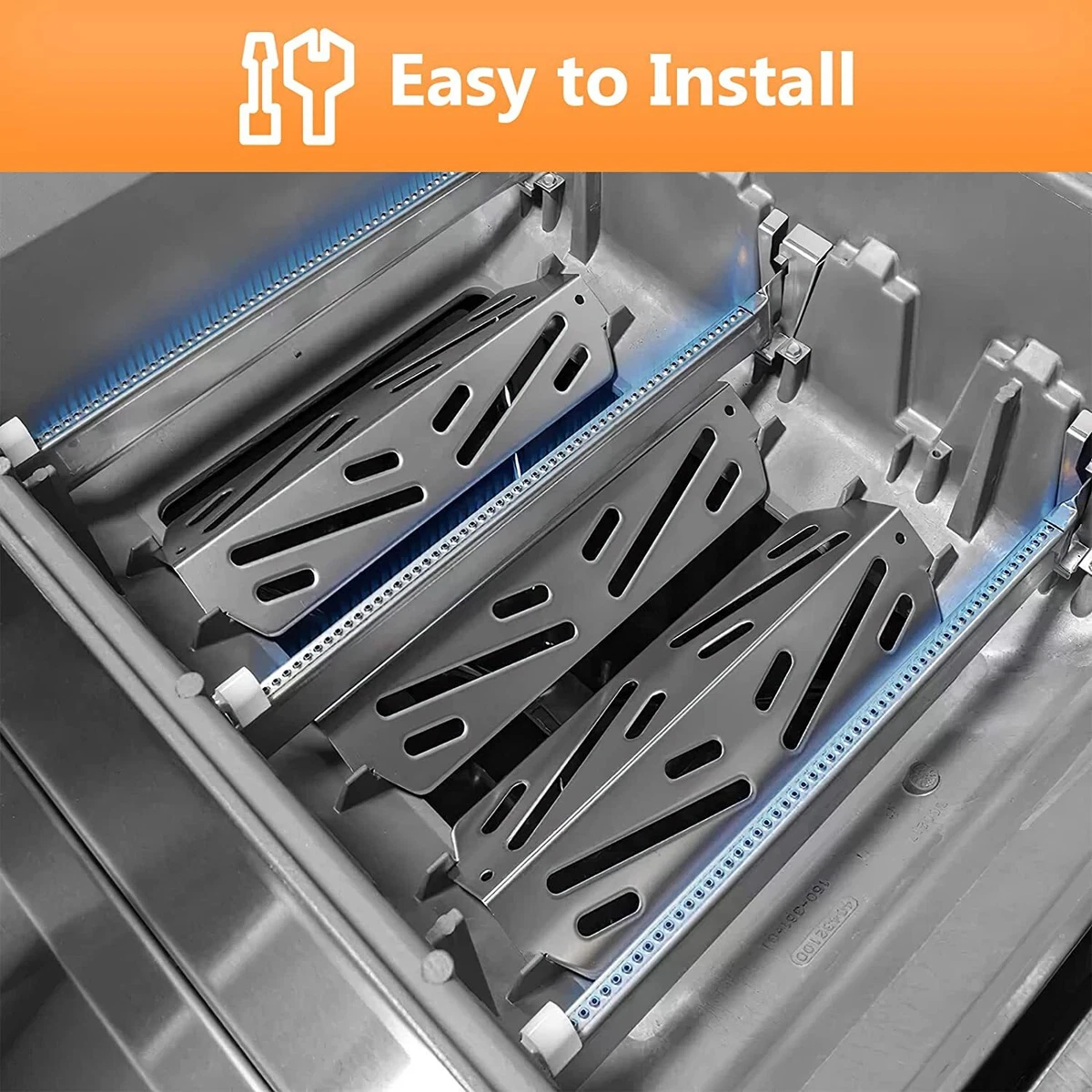 Weber grill heat clearance deflectors