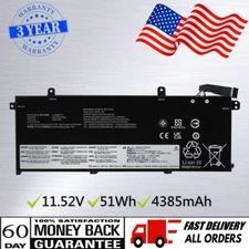 Battery L18L3P73 L18M3P73 L18M3P74 For Lenovo ThinkPad T490 T495 P43S P14S  T14 