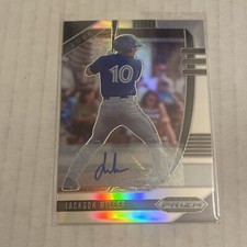 2020 Prizm Draft Jackson Miller Prospect Auto Autograph Silver Prizm