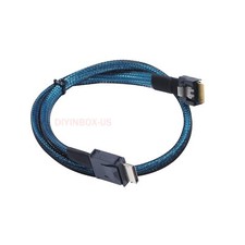 Gen5 PCI-E MCIO Slimline SFF-8654 4i to Oculink SFF-8611 4i Adapter Cable Wire