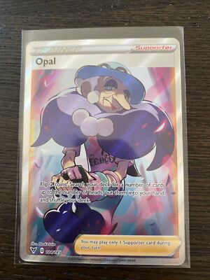 Opal 184/185 Pokemon TCG Vivid Voltage Full Art Ultra Rare Trainer Near Mint