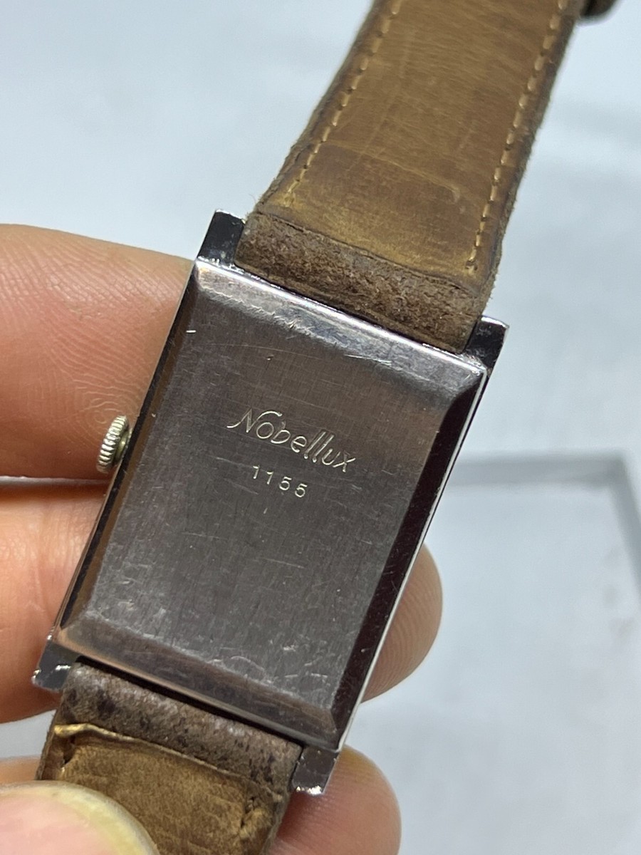 NOBELLUX アンティーク 腕時計 nobel 17jewel nobellux vintage swiss 17 jewels watch 22*29mm | eBay