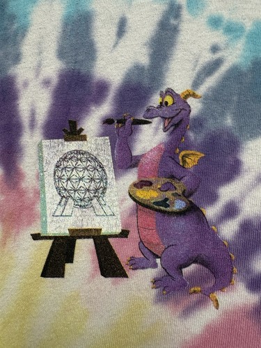 Maglia Disney Epcot Festival Of The Arts 2019 Tie Dye Spirit Medium 24,5”x29,5” - Foto 8 di 9
