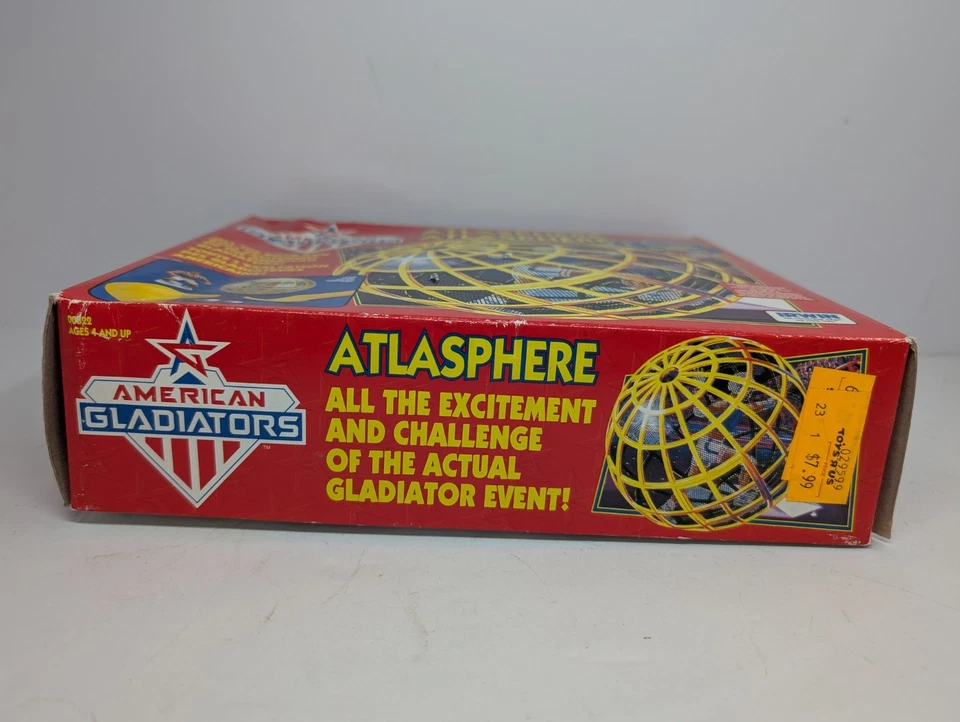 RARO Juego Vintage American Gladiators Atlasphere 1991 Irwin Nuevo En Caja Abierta Foto 3 de 4