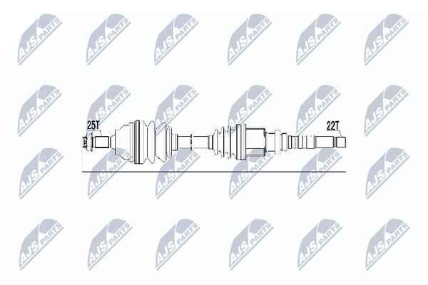 Antriebswelle NTY NPW-CT-019 FüR Berlingo Picasso Partner Peugeot Xsara CNG N2-image