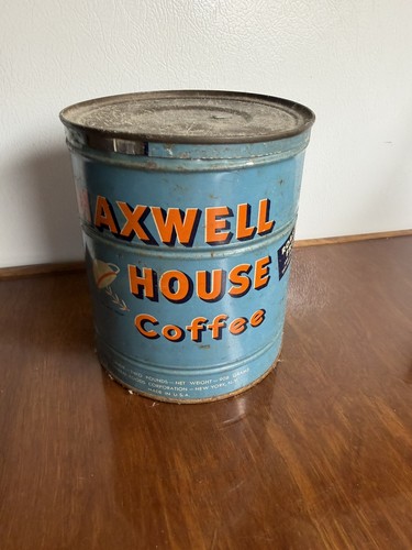 Vintage Maxwell House 2lb Coffee Can USA