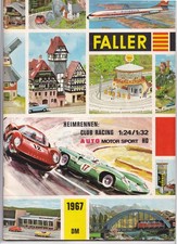 Faller 1967 Vintage Autorennbahn Slotcar Spielzeug Katalog 1:24 1:32 Modellautos