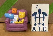 Vintage 1995 Taco Bell Nacho And Dog On Purple Couch Pull Go Action Toy