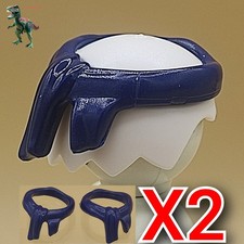 Playmobil X2 nastro blu testa-laccio capelli-villaggio-fabbro medievale-pirata