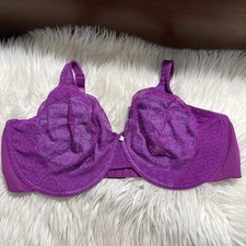 Natori Unlined Full Coverage T Shirt Bra 40G Purple NWOT
