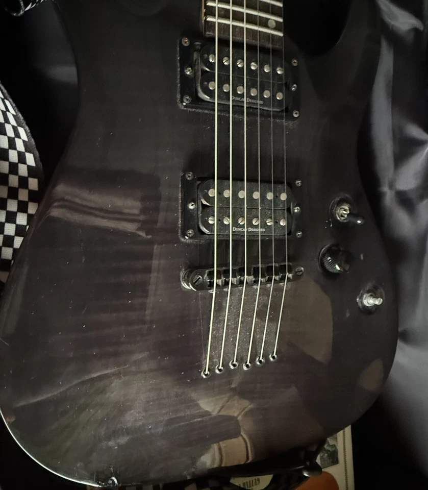 Schecter Diamond Series guitar with bag  Untested As-Is - Image 2 of 4