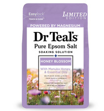 Dr Teal's Honey Blossom Epsom Salt, 3 lbs, 4 count