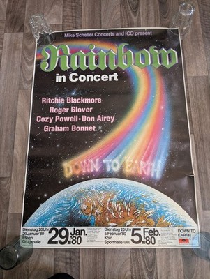 Original RAINBOW - Koln Germay Concert Poster 1980
