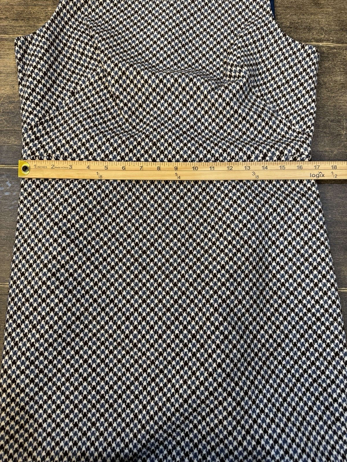 Kate Spade New York Houndstooth Dress In French Cream size 14 Wool Jackie O thumbnail 10