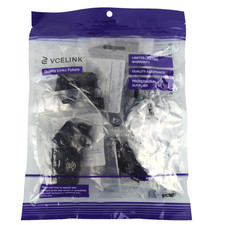 VCELINK CAT6 RJ45 Inline Coupler Black 25-Pack UL Listed Network Jack NEW Sealed