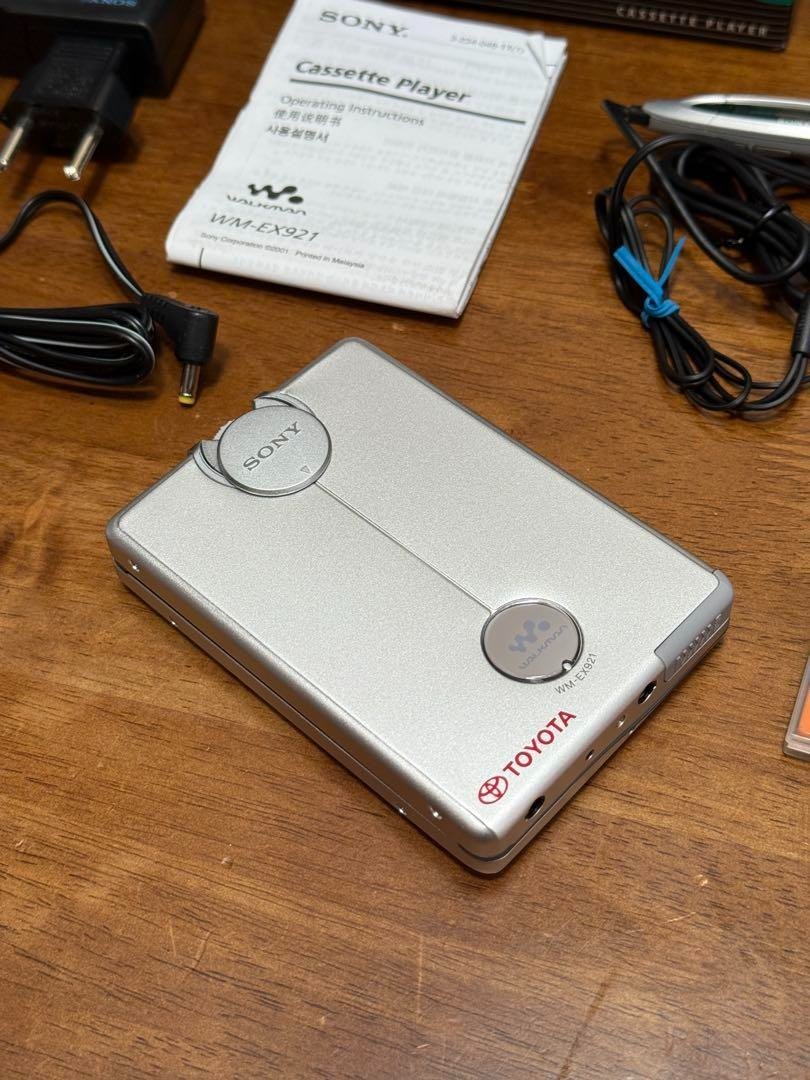 新品未使用 SONY WALKMAN カセットプレイヤー WM—EX921 SONY WM-EX921 Cassette Walkman Toyota Edition Rare New, unused w