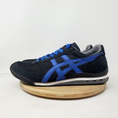 Onitsuka Tiger Shoes Mens 7 Ultimate 81 Black Blue 90s Retro Minimalist Sneaker