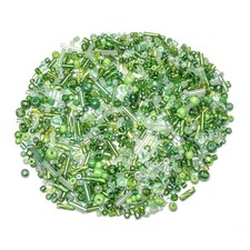 1000Pcs 14mm Mixed Seed Glass Beads for Jewelry Making DIY Craft
