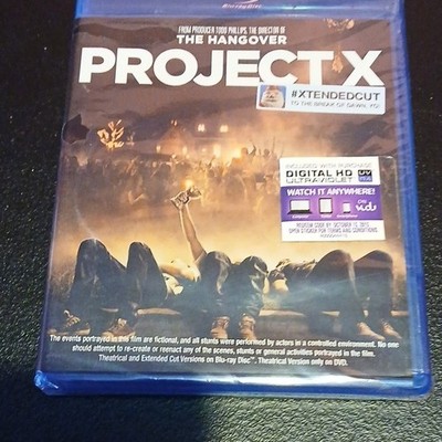 Project X Blu-ray Xtended Cut Digital HD UV Warner Bros