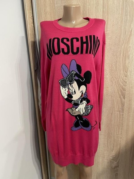 Women Moschino Jeans Dress Multicolor Cotton 36 /