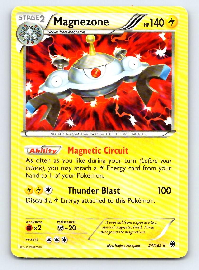 Magnezone 54/162 Holo Rare BREAKthrough Pokemon