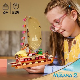 LEGO Disney Moana Adventure Canoe Fantasy Toy Boat Building Set 43270
