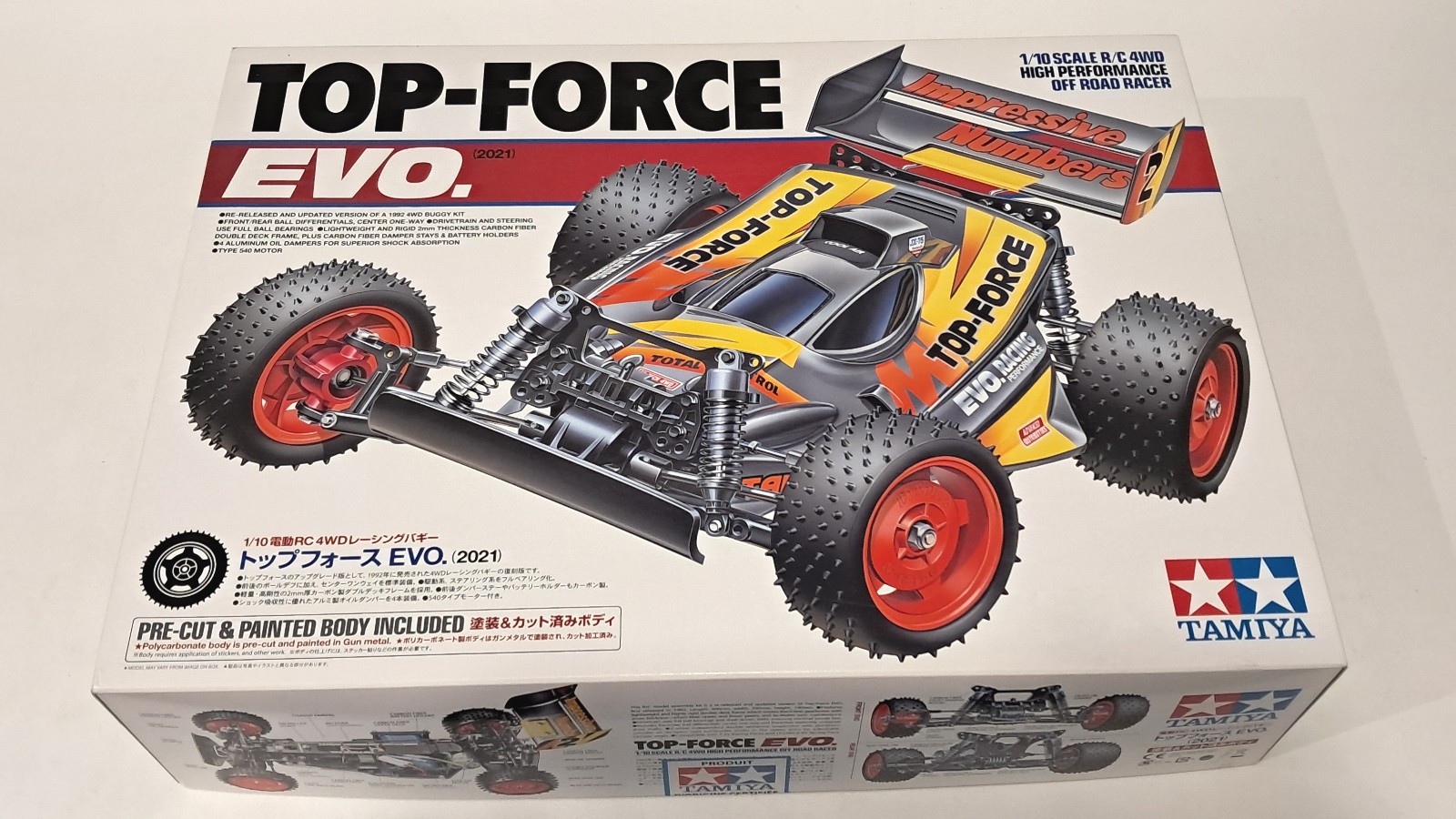 Buggy Tamiya Top Force Evo 1/10 47470 voiture vintage radiocommandée