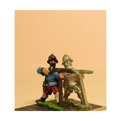 Essex Frührenaissance 15 mm Musketier mit Auflage, Bewegung & feuerndem Varian Pack Neu