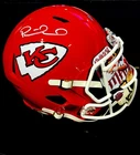 PATRICK MAHOMES Signed FULL SIZE REPLICA HELMET CHIEFS Custom Visor Beckett COA