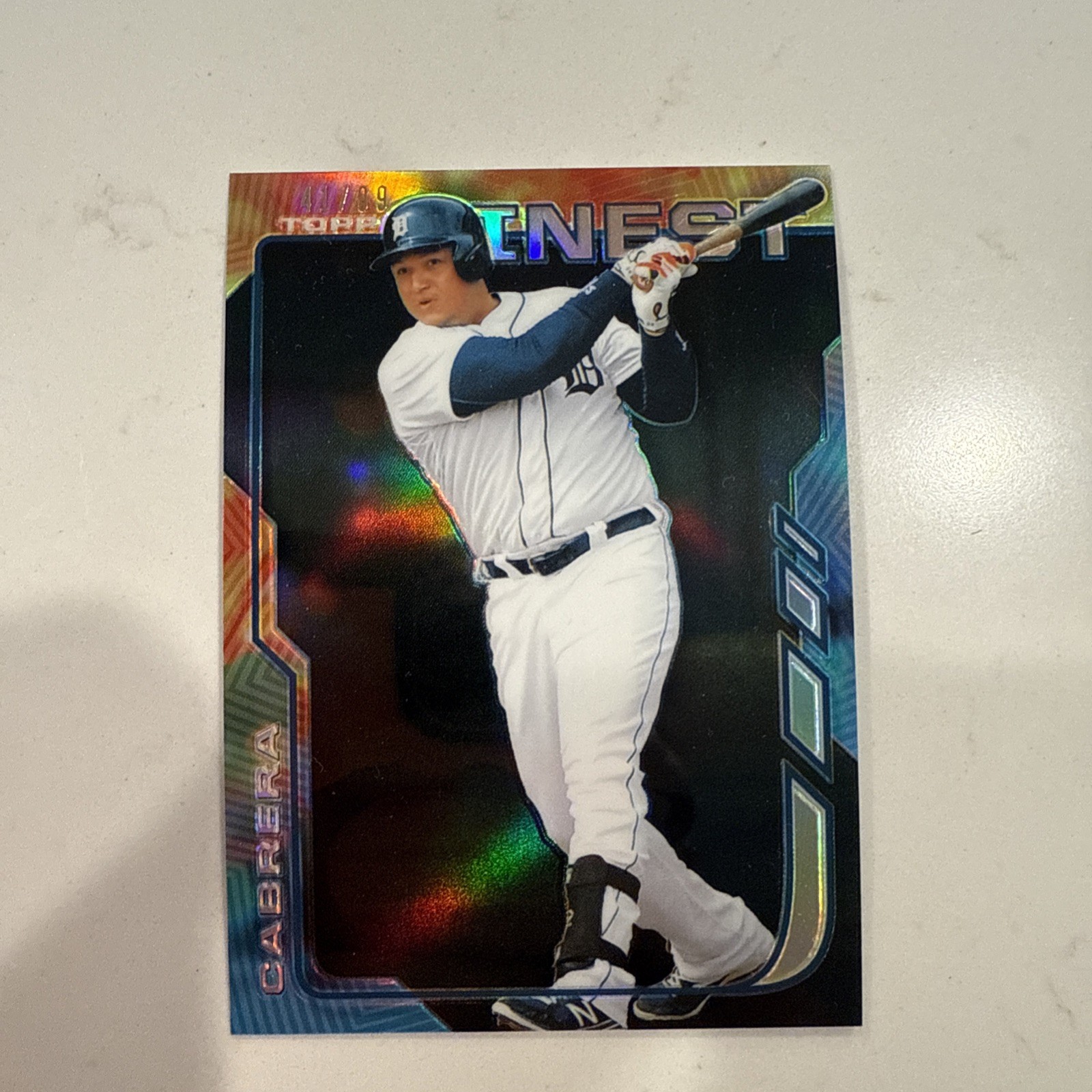 2014 Finest Black Refractor Miguel Cabrera 41/99