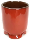 Vintage 1960s Frankoma Pottery Tumbler Westwind Flame 18 Made In USA