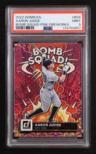 2022 Panini Donruss - PSA 9 - Bomb Squad Aaron Judge #BS-6 Pink Fireworks