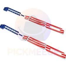 Acrylic 3D Trunk Letter Nameplate Fit For F-150 Letters Badge 2018-2024 USA Flag