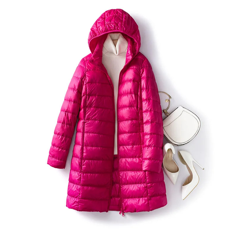 Autumn and Winter Women's Jacket Warm Hooded Down Jacket Women's Outdoor Jacket