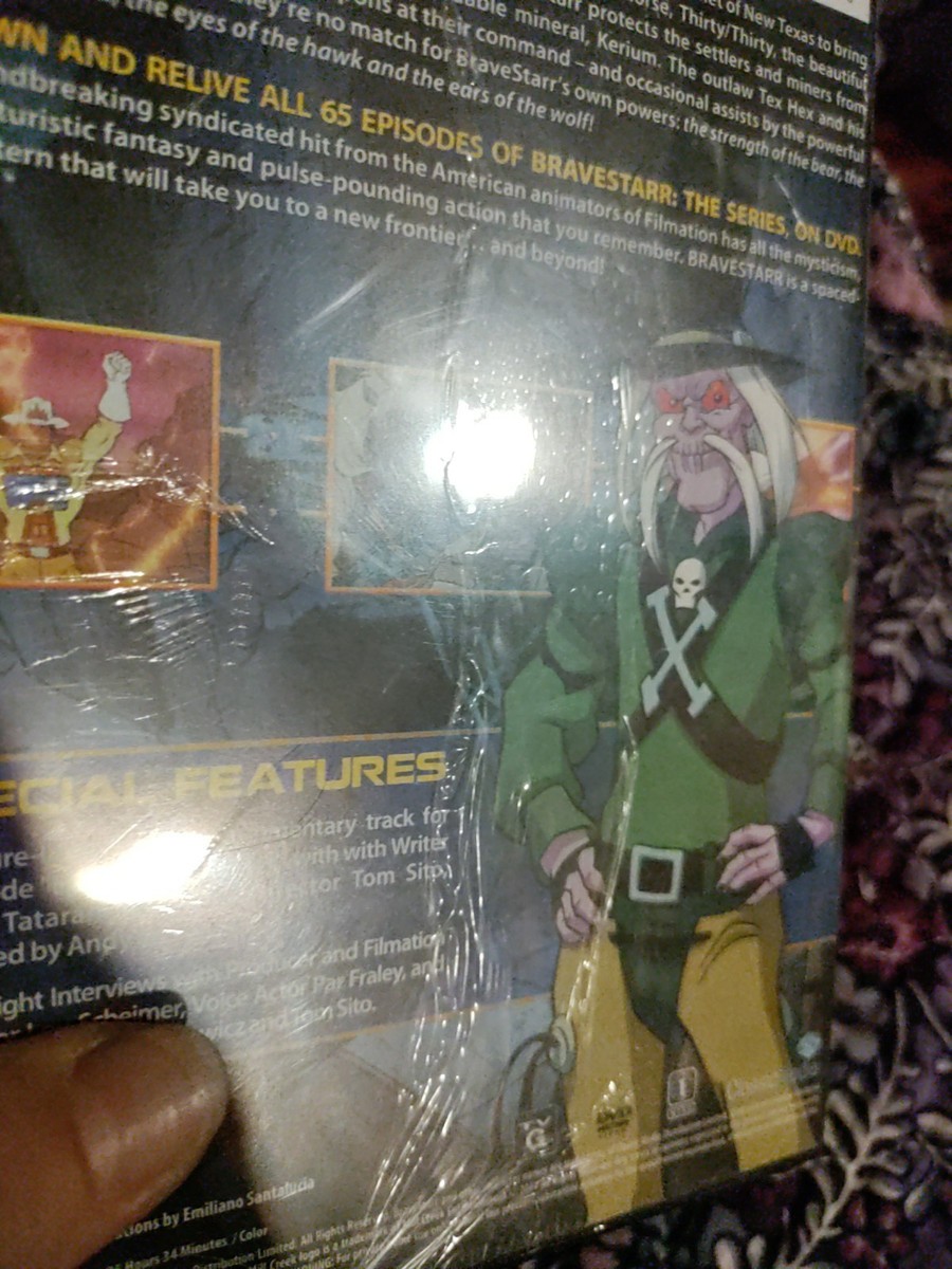 キッズ・ファミリー Very Rare OOP Bravestarr Complete DVD