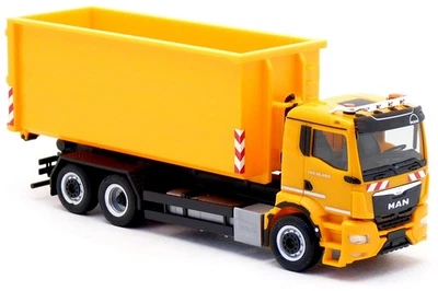 Herpa 958431 MAN TGS NN WLF Wechsellader LKW orange Sondermodell 1:87 H0 - Bild 1 von 3