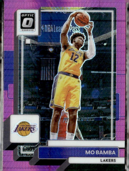 2022-23 Donruss Optic Mo Bamba #153 Hyper Pink Prizm Los Angeles Lakers