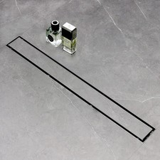 SaniteModar Linear Shower Drain, Shower Drain 18 inch with Flat and Tile Insert