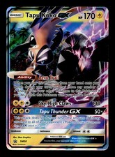 tapu koko gx pokemon card value Tapu Koko GX 153/145 Rainbow Secret Rare Pokemon Card Near Mint