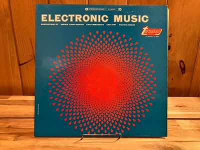 ELECTRONIC MUSIC - ANDRES LEWIN RICHTER, MIMAROGLU, AVNI, WALTER CARLOS vinyl lp