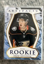 2023-24 Upper Deck Artifacts - Rookies Drew Helleson #196 Royal Blue /199 (RC)