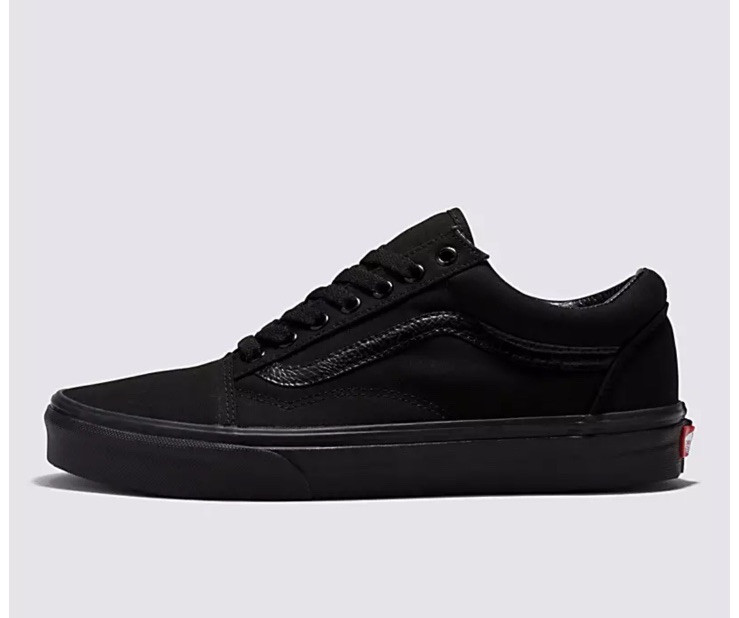 VANS Old Skool Black/Black Men&rsquo;s Skate Shoes Canvas Sneakers Unisex VN000D3HBKA