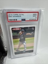 2019 Topps Total Erik Swanson #865 Rookie RC Psa Graded 9 Seattle Mariners Lm