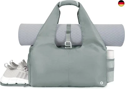 SPORTSNEW Sporttasche Damen Yogatasche Groß Reisetasche mit Schuhfach & Nassfach