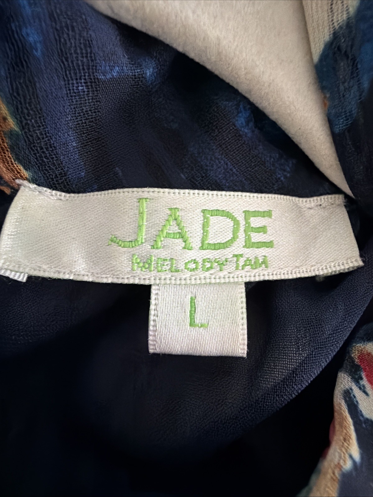 Jade Melody patterned fully lined long sleeve top… - image 4