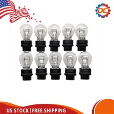 Clear Tail Signal Brake Light Bulb Lamps 3157 10 Packs Usa New Clear Tail Signal Brake Light Bulb Lamps 3157 10 Packs Usa New