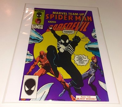 MARVEL TEAM-UP no.141 1984 Spider-man 1st app BLACK VENOM COSTUME high grade NM+
