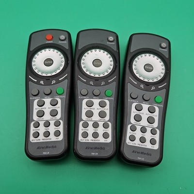 Lot Of 3 Avermedia Remotes 2x RM-LW 1x RM-LB