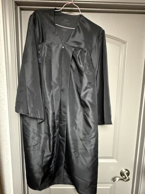 JOSTENS BDG BLACK MATTE 5 7 -5 9  GRADUATION GOWN