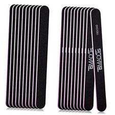 20 PCS Nail Files, Nail Files Set Double Sided Emery Board for Natural